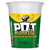 Pot Noodle Standard Pot Noodle Chicken & Mushroom 90 g (Case of 12)  Adomoo